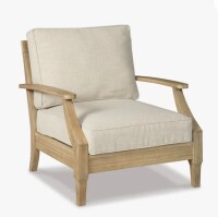 Lark Manor Arikka Eucalyptus Outdoor Lounge Chair New in Box $899