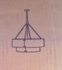 Hinkley Gwen 32" Wide Lacquered Brass 2-Tier Drum Chandelier New in Box $999 - 2