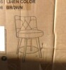 Lark Manor Arleine Swivel 26.7'' Upholstered Counter Stool in Linen New in Box $399 - 2