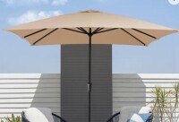 Arlmont & Co Berlena 120'' x 96'' Rectangular Market Umbrella New $299