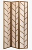 Laurel Foundry Modern Farmhouse Hackler 52'' W x 70.25'' H 3 - Panel Solid Wood Folding Room Divider New in Box $399