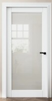 Home Worthy Primed Pantry Door Slab Frosted Glass Solid Manufactured Wood Standard Door For French 36 x 80" $699