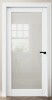 Home Worthy Primed Pantry Door Slab Frosted Glass Solid Manufactured Wood Standard Door For French 36 x 80" $699