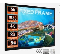 Vevor Big 155" Diagonal 16:9 HD Projector Screen Home Theater Outdoor Use New in Box $499