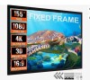 Vevor Big 155" Diagonal 16:9 HD Projector Screen Home Theater Outdoor Use New Shelf Pull $499