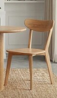 Red Barrel Studio 100% Solid Oak 17.7"H Side Chair New in Box $299
