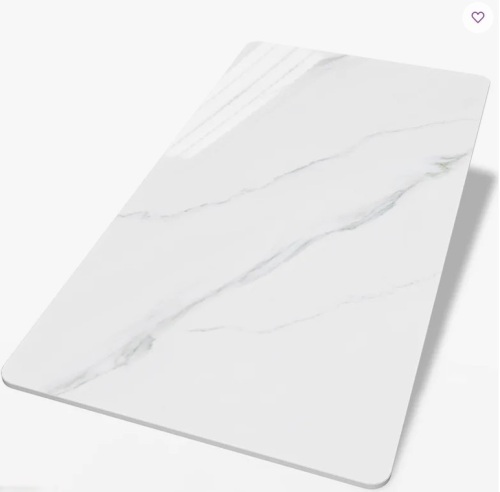 Ibyaih Sintered Stone Rectangular White Table Top, DIY Replacement Slab for Indoor and Outdoor Use New in Box $299