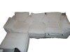 Latitude Run 108" Cloud Sectional Couch with 2 Washable Cover Sets, Convertible L Shaped Modular Sofa with Ottoman, 3 Seater Deep Seat Couch for Living Room, White New $2499 - 2