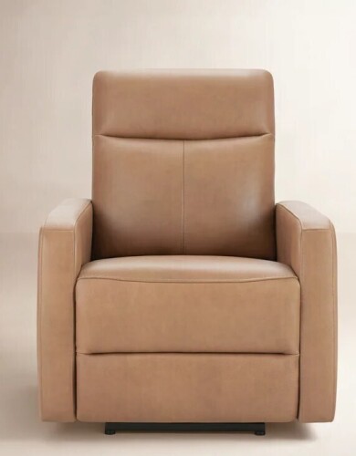 Birch Lane Leena Genuine Leather Power Recliner New in Box $999