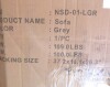 Latitude Run 73&rdquo; Wide Upholstered Sofa for Living Room Large Chenille Sofa with 2 Thick Pillows in Gray New in Box $799 - 2