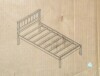 Red Barrel Studio Twin Size Shauna Bed in Espresso New in Box $399 - 2