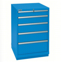 LISTA Modular Drawer Cabinet: 40 1/4 in x 22 1/2 in x 39 3/8 in, 5 Drawers, 51 Compartments, Steel new $3499