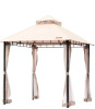 VEVOR Patio Gazebo for 6-8 Person, 10 x 10 FT Backyard Gazebo, Metal Frame, and PU Coated 180G Polyester, Outdoor Canopy Shelter for Patio, Backyard, Lawn, Garden, Deck in grey new in box $399