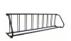Global Industiral Bike Rack: Grid Rack, 9 Bikes, Powder Coated, Steel, 2 in Slot Wd, 30 in Overall Ht, Surface, Black new $399