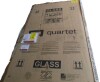QUARTET Dry Erase Board: Glass, Frameless Style, 85 3/8 in Overall Ht, 48 in Overall Wd, White new in box $1499 - 2