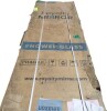 Royalty Fixed Shower Screen - 24" x 76" Frameless 3/8" Clear Tempered Glass Panel with Hardware - Easy Clean Smart Guard Coating - Minimalist Modern Design for Bathroom - Brushed Gold new in box $499 - 2
