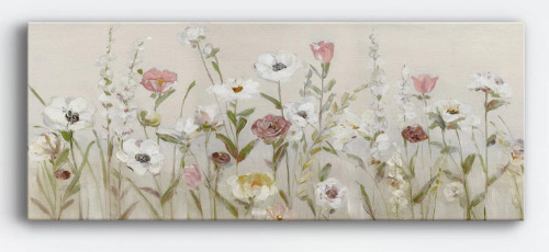 Red Barrel Studio&reg; "Bloomin Around" Canvas, 20" x 60" New In Box $299