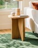 AllModern Shayne Solid Wood Abstract End Table $399