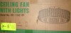 Mercer41 Zanai 19.7'' Low Profile Dimmable Crystal Ceiling Fan With Light Kit New In Box $299 - 2