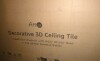 Art3d 48" x 24" Drop in PVC Ceiling Tiles, Waterproof, Fire-Rated PVC Panels for Home D&eacute;cor, 96 sq.ft./Box (12-Pack) New In Box $299 - 2