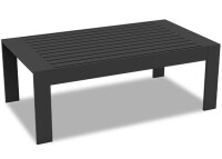LayinSun Alturas Standalone Product Aluminum Outdoor Patio Coffee Table Modern Rectangle End Table $299