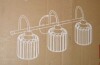 ExBrite Modern simplicity 23.13-in 3 Light Matte Black Modern/contemporary Bathroom Vanity Light New In Box $299 - 3