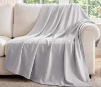 Bedsure 100% Cotton Queen Blanket Soft Cozy Textured Herringbone Woven Blanket for All Seasons $199