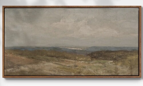 Lark Manor&trade; Landscape Series-MCXV- Framed Gallery Wrapped Canvas -Ready to Hang, 24" x 48" New In Box $299