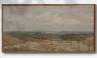 Lark Manor&trade; Landscape Series-MCXV- Framed Gallery Wrapped Canvas -Ready to Hang, 24" x 48" New In Box $299
