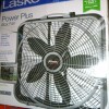 Lasko Power Plus 20 in. 3 Speed Box Fan for Home in Gray with Weather Shield Design for Window Use, 2000 CFM, Carry Handle On Working $79 - 2