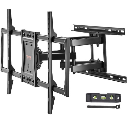 VEVOR Full Motion TV Mount Fits for Most 37-75 inch TVs, Swivel Tilt Horizontal Adjustment TV Wall Mount Bracket with 4 Articulating Arms, Max VESA 600x400mm, Holds up to 132 lbs New In Box $99