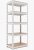 Latitude Run&reg; 24"W Adjustable 5-Tier Shelf for Closet, Pantry & Home Office, White, New In Box $299