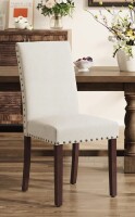 Andover Mills&trade; Bontrager 20'' H Linen Dining Chair - Upholstered Parsons Side Chair New In Box $399