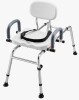 Vevor Sliding Shower Chair, 400 lbs Tub Transfer Bench for Bathtub with Swivel Seat, Shower Bench with Pivoting Arms and Backrest, Height & Width Adjustable for Handicap, Seniors, Elderly and Disabled $299