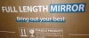 Ebern Designs Arched Metal Oversized Full Length Mirror Wall Mirror with Stand, 16" x 59" New In Box $199 - 2