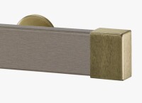 Hokku Designs Single Curtain Rod, 2" H x 72" W x 3.12" D $299