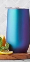 Member's Mark 14oz Stainless Steel Insulated Tumbler with Lid in Dragonfly Colors, New In Box Assorted Colors $59