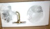 Mercer41 Noa 1 - Light Dewdrop Opal Glass Globe Armed Sconce New In Box $199 - 2