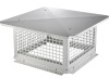 VEVOR Chimney Cap, 17 x 17 inch, 304 Stainless Steel Fireplace Chimney Cover, Not Easily Toppled & Practical Accessories & Easy Installation, Fits Mesh Flue Covers Outside Clay Flue Shingles, Silver New In Box $199