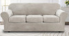 Mercer41 Modern Soft Velvet Plush 4 Piece High Stretch Sofa Slipcover Furniture Protector Luxury Thick Velvet Sofa Cover for 3 Cushion Couch Machine Washable $99