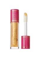 Juvia's Place Lip Gloss Glass It's Electric - Gold Shimmer, 16 oz, Clear, Plump, Long Lasting Non-Sticky Luscious High Shine, Glides on Richly Glossy and Smooth New in Box
