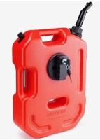 VEVOR Gas Can, 2.64 Gallon/10L, Fuel Tank with Spout and Lockable Bracket, Storage Gasoline Container, Auto-Off Function & Adjustable Flow Rate, Compatible with Most Cars Motorcycle SUV ATV UTV, Red New In Box $89