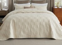 Bedsure Queen Size 100% Cotton Quilt Set - Lightweight Bedspread, Cozy Bedding Coverlet 3-Piece with Pillow Shams $199