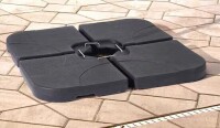 JOYESERY 180 Lbs Patio Umbrella Base in Black, Water/Sand Filled Weighted Hanging Cantilever Umbrella Base New In Box $199