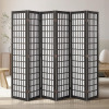 VEVOR 72" Room Divider, 6 Panel Japanese Room Divider, Folding Privacy Screen Indoor, Portable Partition Dividers and Decoration Screens, for Room Separation, Home, Office, Restaurant & Bedroom (Black) $299