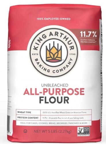 King Arthur Flour Unbleached All-Purpose Flour - 5lbs New Best by 6/2027
