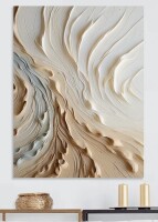 Ivy Bronx White And Gold Champagne Flow III - Champagne Metal Wall Art New Shelf Pull $299
