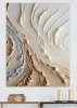 Ivy Bronx White And Gold Champagne Flow III - Champagne Metal Wall Art New Shelf Pull $299