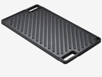 VEVOR Reversible Grill/Griddle, 9.7"x16.7" Pre-Seasoned Cast Iron Griddle, Rectangular Double Burner Griddle Pan, Non-Stick Family Pan Cookware with Handles, Flat Top Plate for BBQ, Gas Grill, Black New In Box $79
