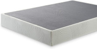 Zinus 9 Inch Quick Lock High Profile Smart Box Spring / Mattress Foundation / Strong Steel Structure / Easy Assembly, Queen, White New In Box $299